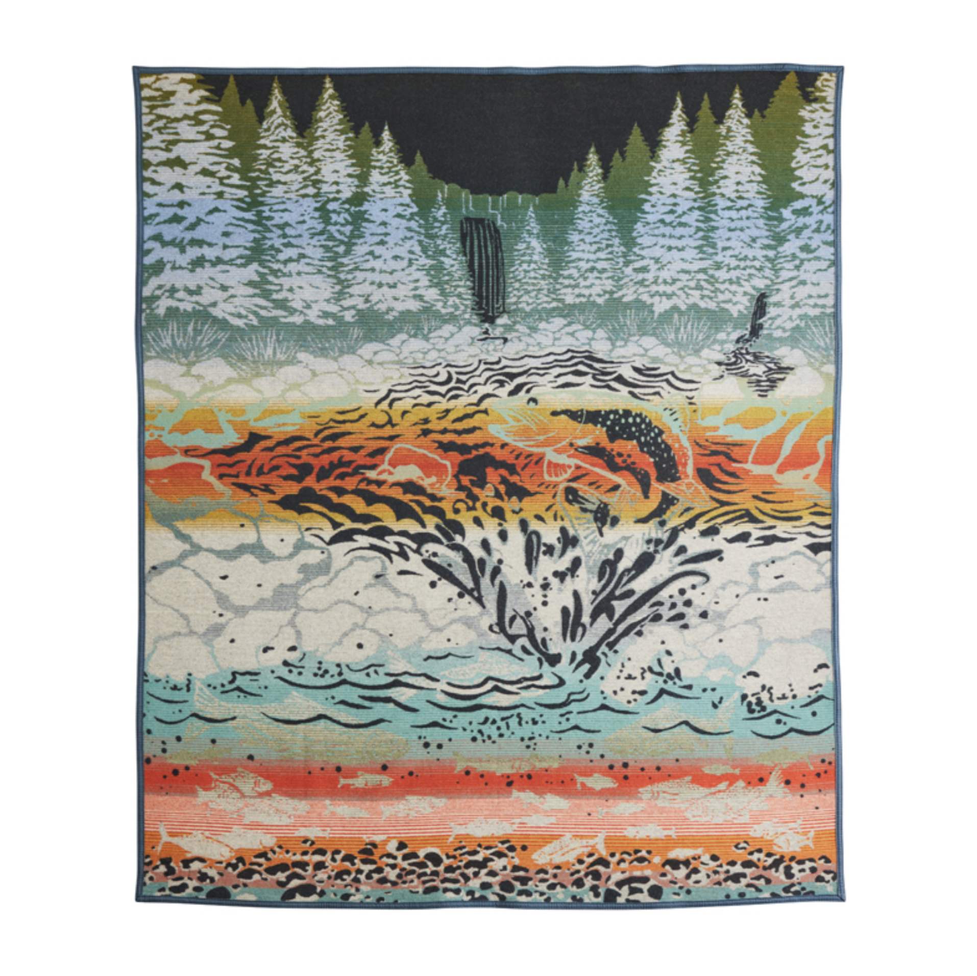 Pendleton Salmon Falls Jacquard Napped Robe Blanket