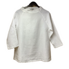 Cut Loose Womens  Linen High Collar Shirt - White