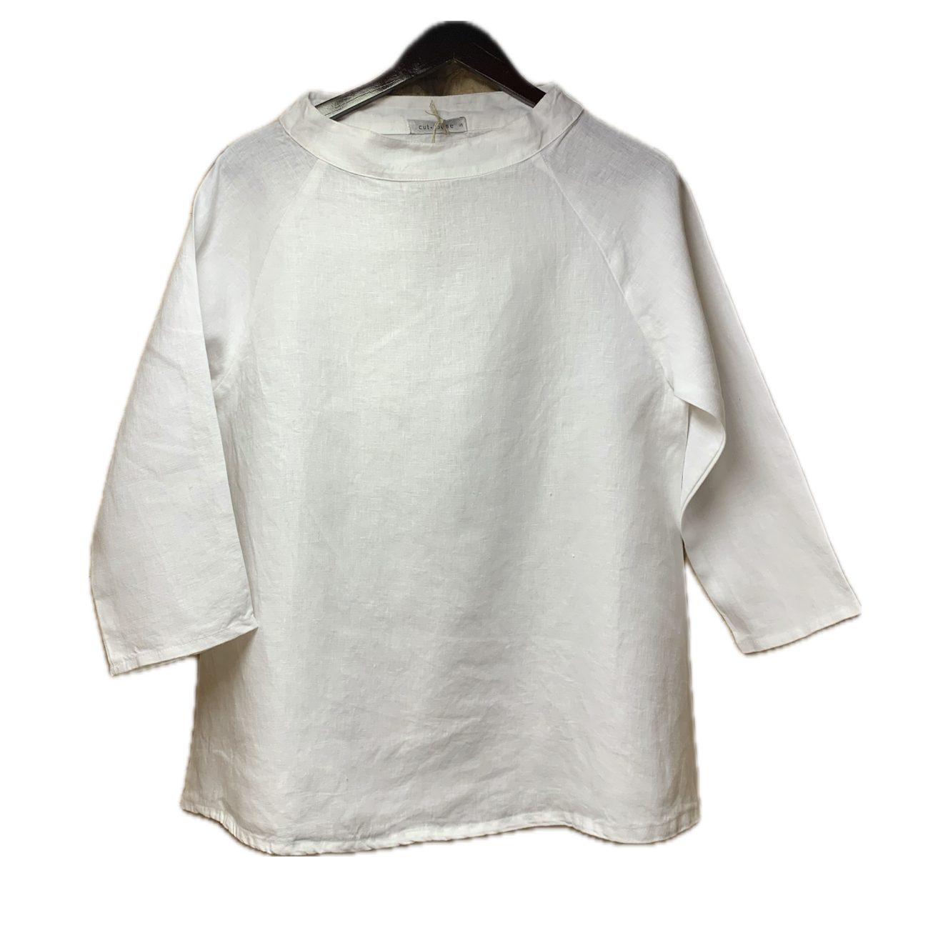 Cut Loose Womens  Linen High Collar Shirt