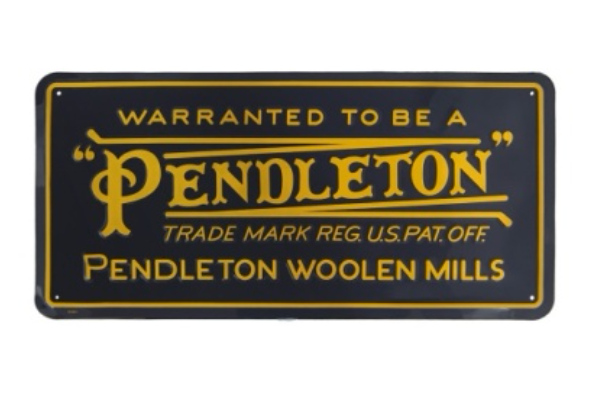 Pendleton Vintage Wall Sign