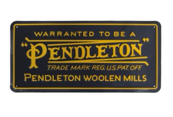 Pendleton Vintage Wall Sign - Bob's Outdoor