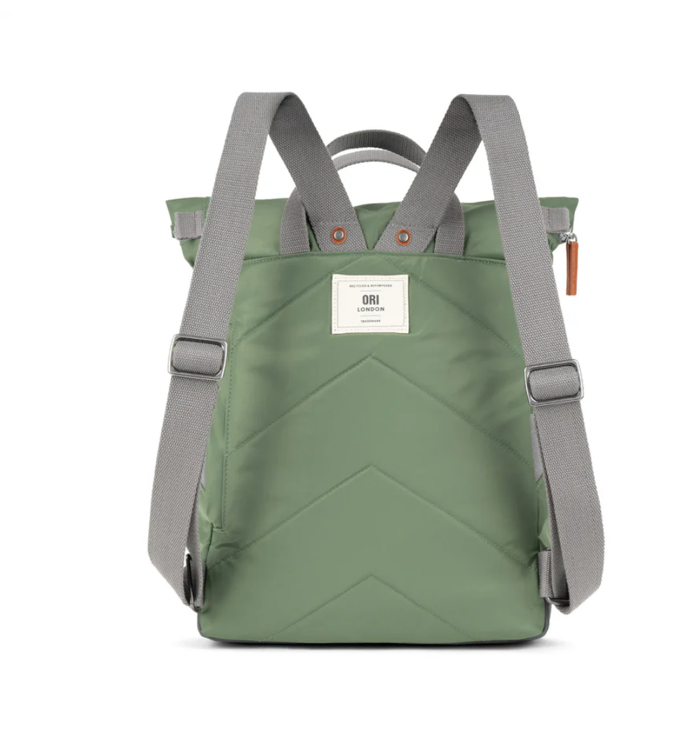 ORI LONDON/USA Canfield B Medium Recycled Nylon Bag - Granite