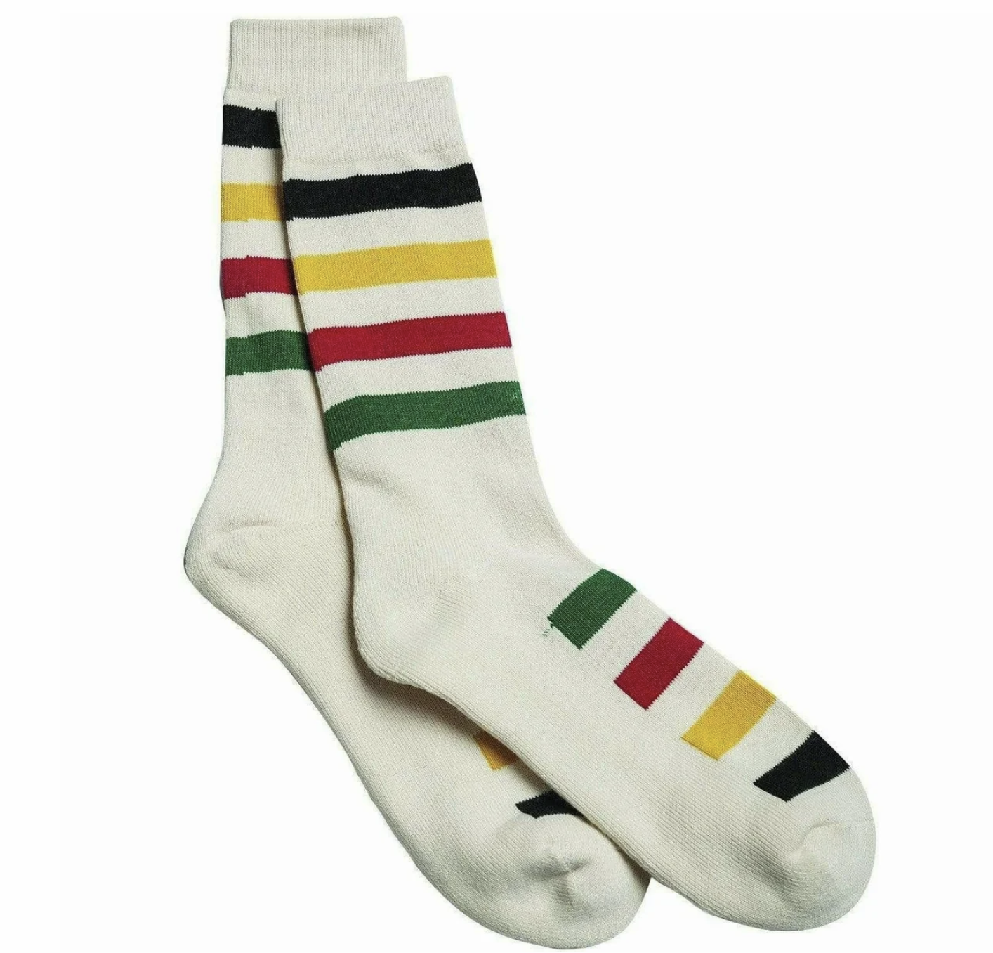 Pendleton Mens Glacier National Park Stripe Crew Socks