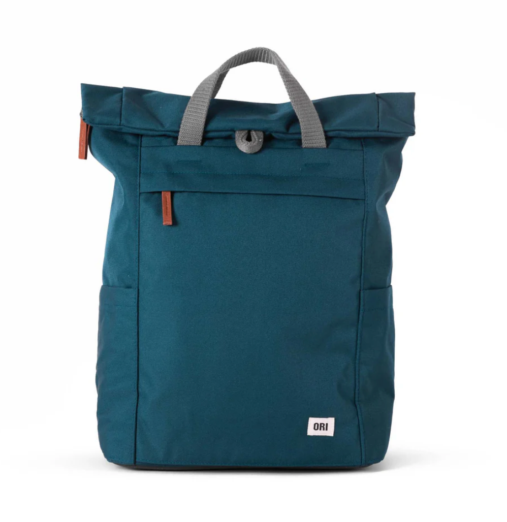 ORI Finchley A Large Recycled Canvas Bag - Teal