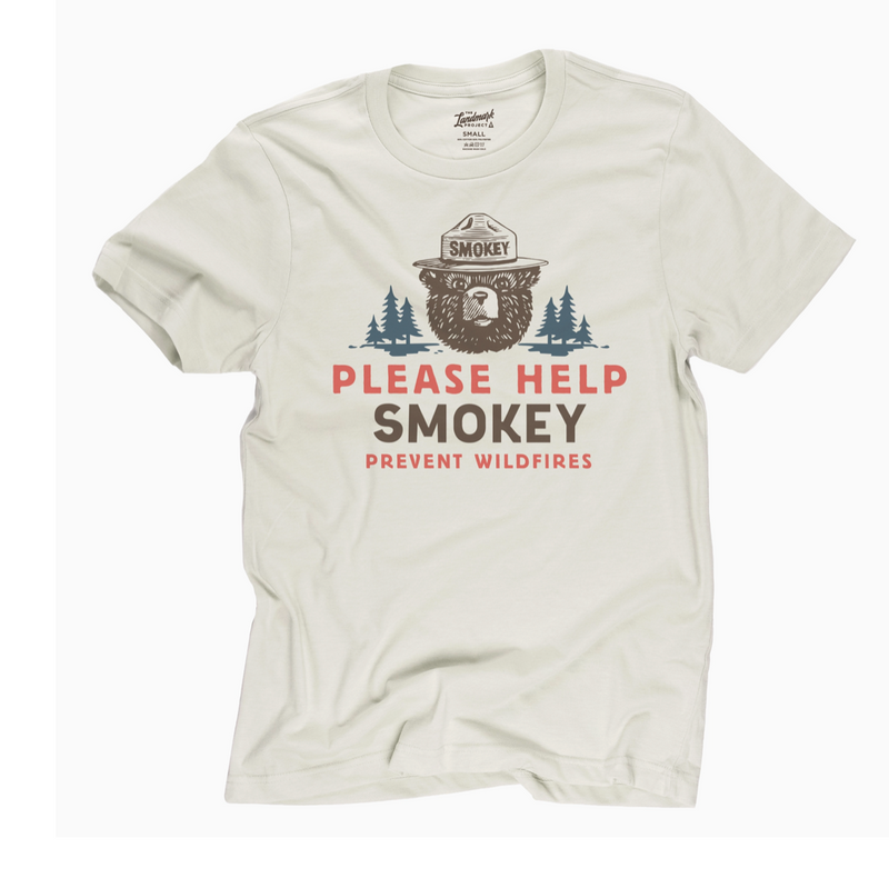 Landmark Please Help Smokey Bear Tee