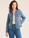 Pendleton Womens Relaxed Denim/Wool Jacket