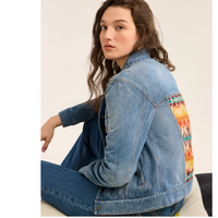 Pendleton Womens Relaxed Denim/Wool Jacket