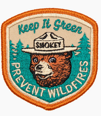 Landmark Project Smokey Bear Keep It Green Embroidered Patch