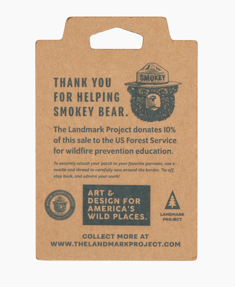 Landmark Smokey Bear Protect Our Forests Embroidered Patch