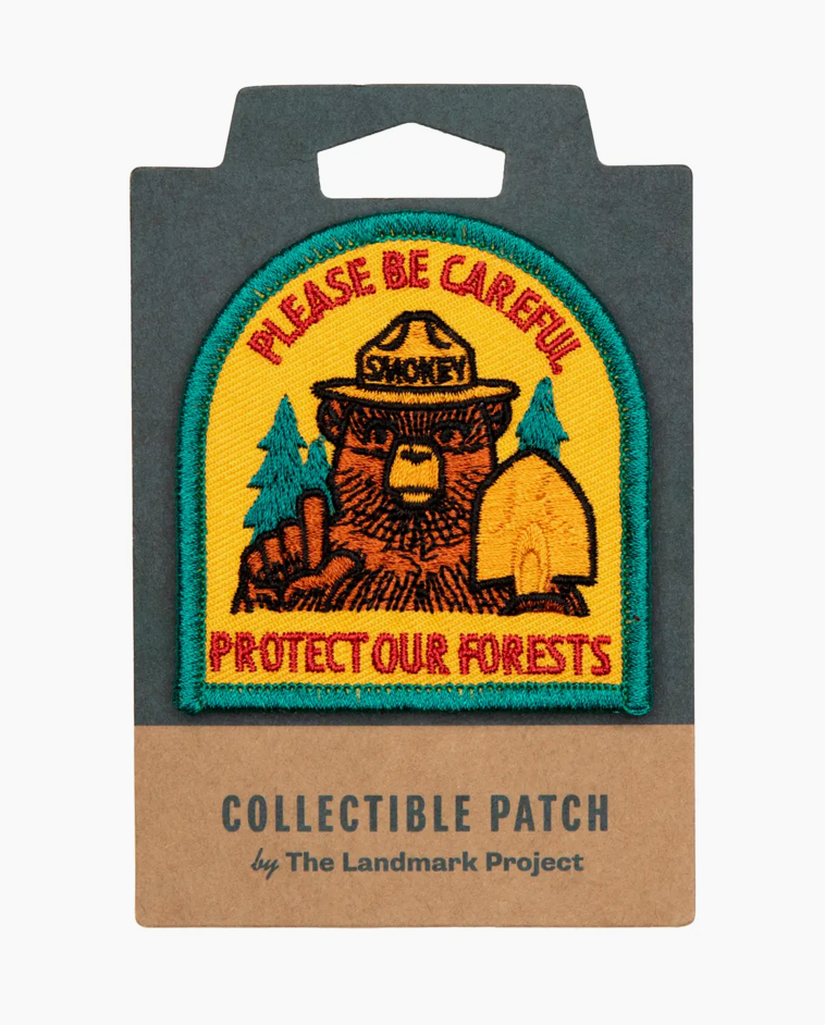 Landmark Smokey Bear Protect Our Forests Embroidered Patch