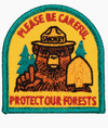 Landmark Project Smokey Bear Protect Our Forests Embroidered Patch