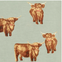 Milkbarn Zipper Pajama Highland Cow