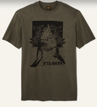 Filson Mens Short Sleeve Frontier Graphic T-Shirt