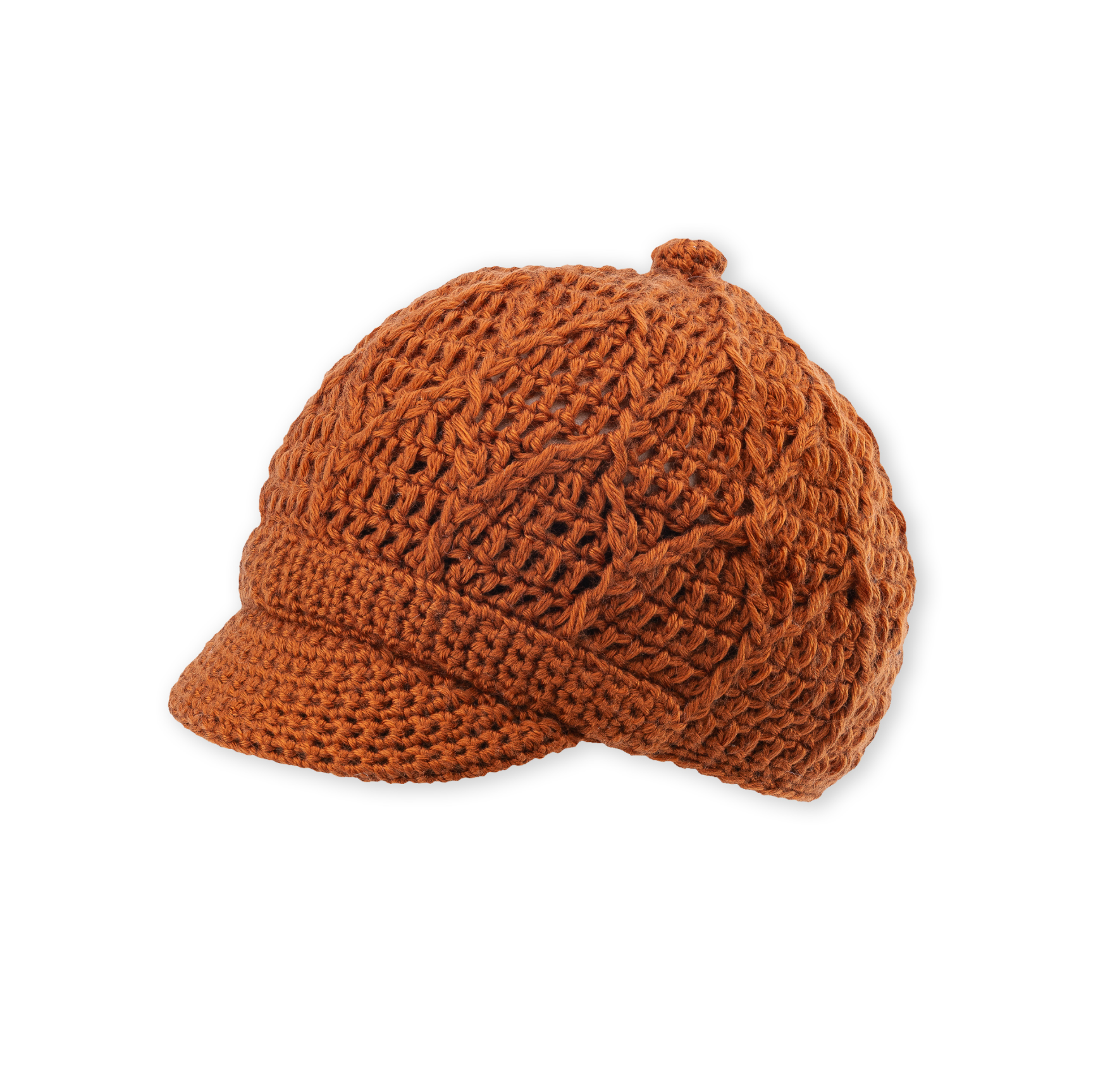 Pistil Womens Jax Knit Brim Beanie - Rust