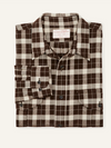 Filson Mens Alaskan Guide Shirt Brown/Cream Plaid