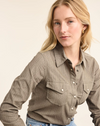 Pendleton Womens Corduroy Gambler Shirt