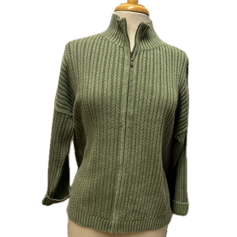 PBJ Womens Every Day Cardigan - Sage