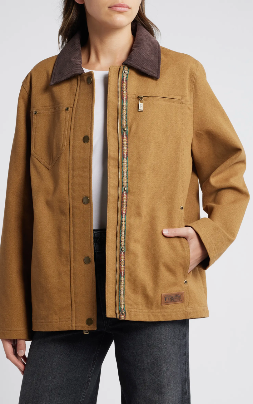 Pendleton Womens Hazel Canvas Swing Jacket