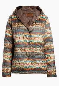 Pendleton Womens Sula Reversible Hooded Down Jacket