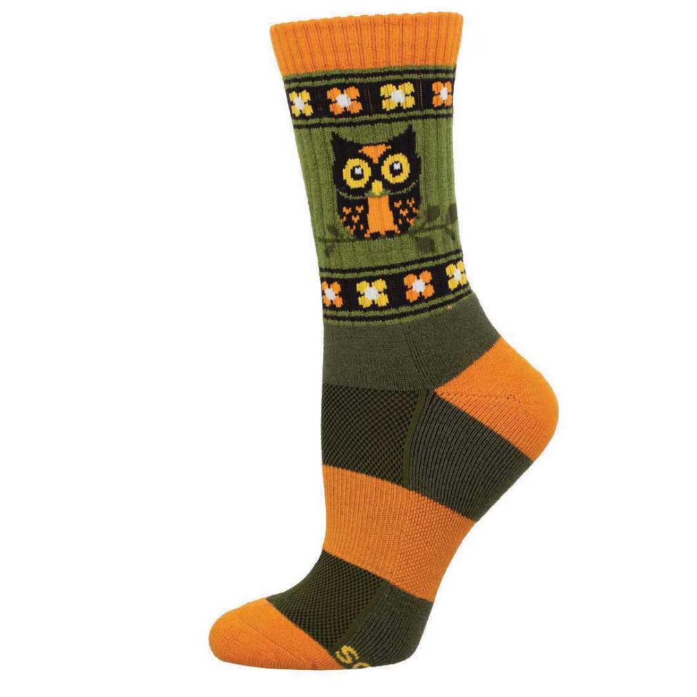 SockSmith Womens Owl Alert Merino Wool Socks