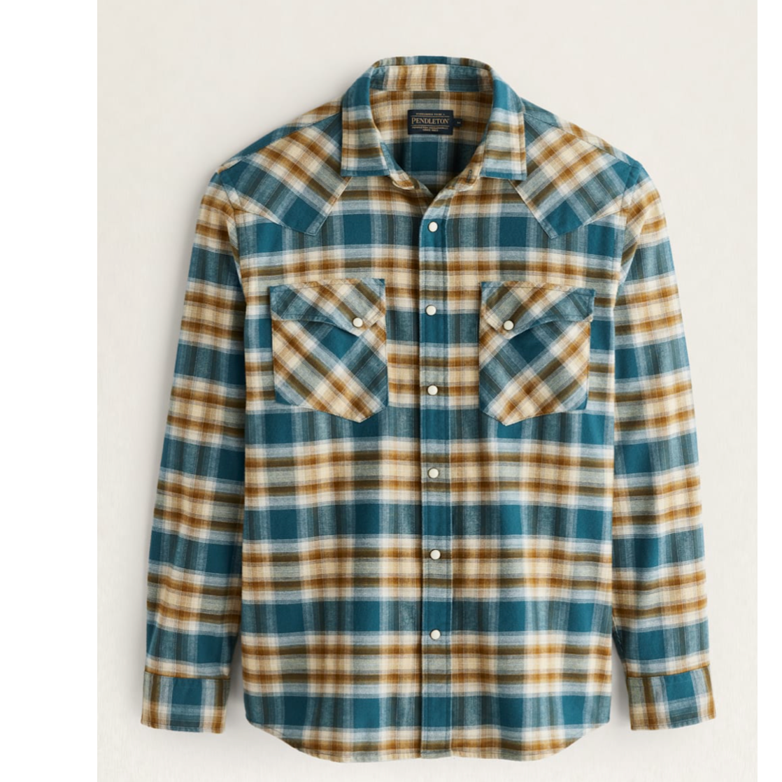 Pendleton Mens Flannel Wyatt Shirt