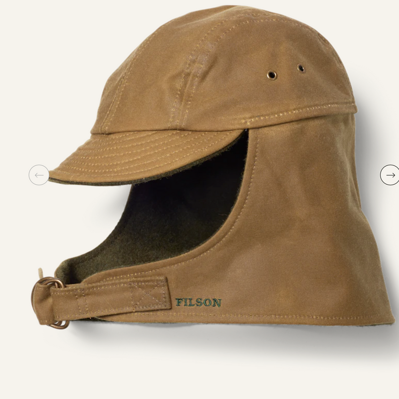 Filson Tin Cloth Wildfowl Hat - Dark Tan