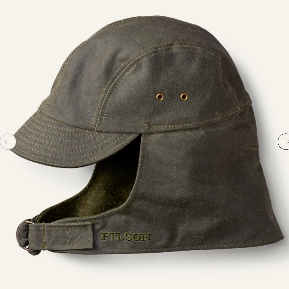 Filson Tin Cloth Wildfowl Hat - Otter Green