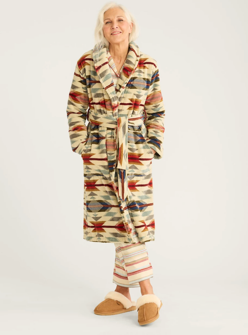 Pendleton Womens Cotton Terry Velour Robe