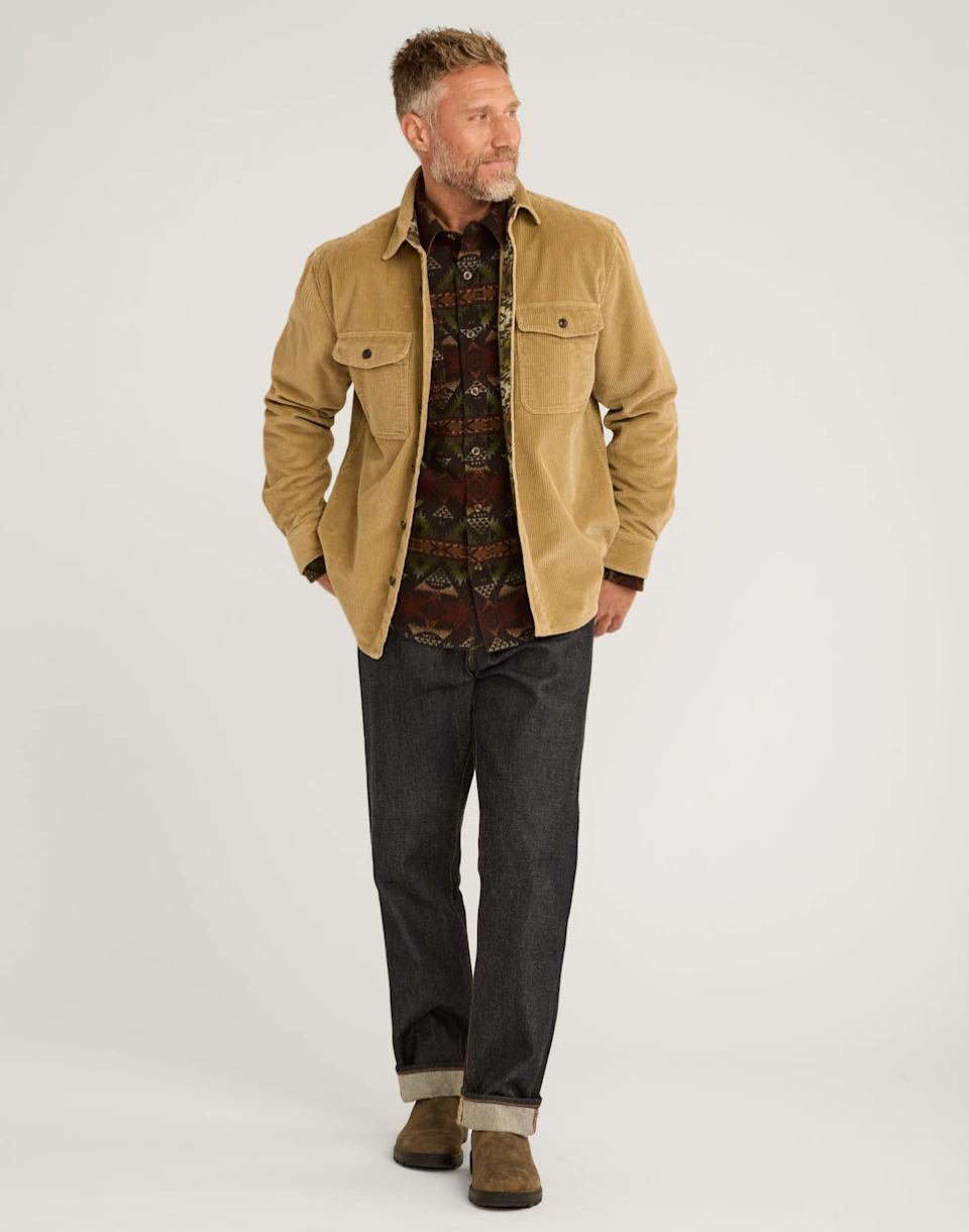 Pendleton Mens Belmont Corduroy Shirt Jacket