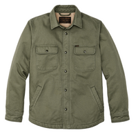 Filson Mens Fleece Lined Jac-Shirt - Service Green