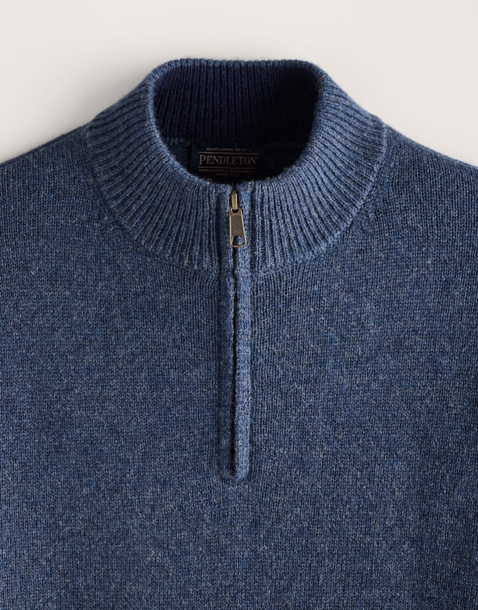 Pendleton Mens Shetland Half-Zip Sweater