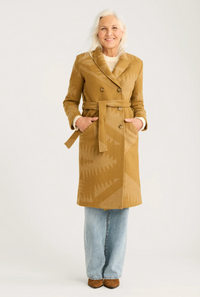 Pendleton Womens Mirror Lake Wool Trench Coat