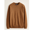 Pendleton Mens Shetland Crew Sweater - Carmel Heather