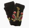 French Knot Womens Flower Meadow Handwarmer