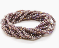 Lizou Delicate Crystal Mini Stack Bracelet