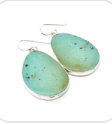 Lizou Navajo Turquoise Sterling Earrings