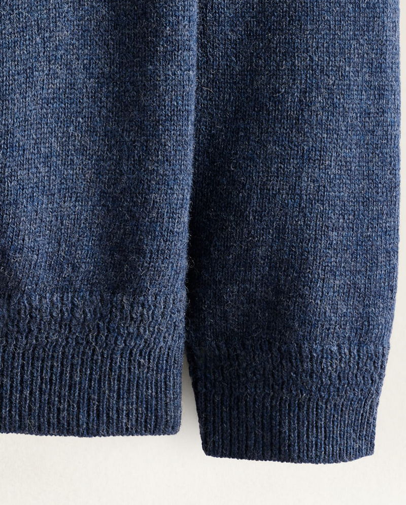 Pendleton Mens Shetland Crew Sweater - Dark Blue Heather