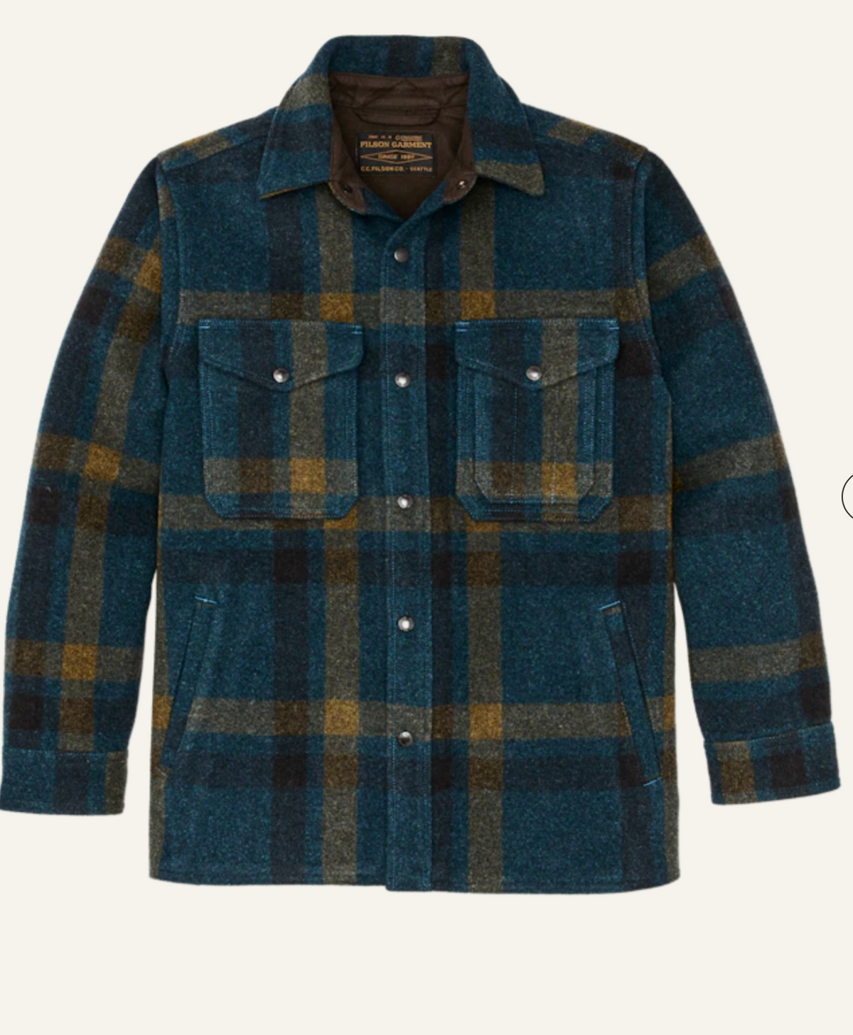 Filson Mens Wool Lined Mackinaw Jac-Shirt