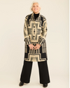 Pendleton Womens Timberline Wool Jacquard Coat