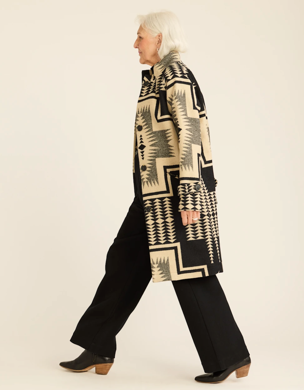 Pendleton Womens Timberline Wool Jacquard Coat - Bob's Outdoor