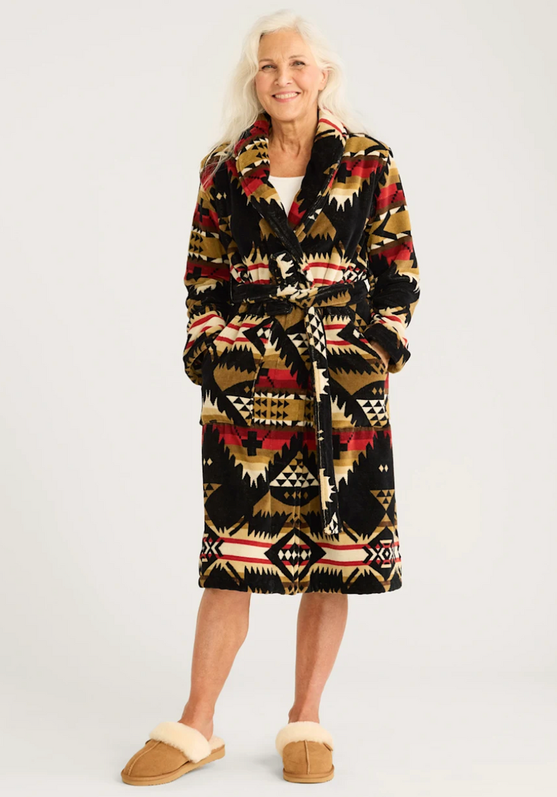 Pendleton Womens Cotton Terry Velour Robe