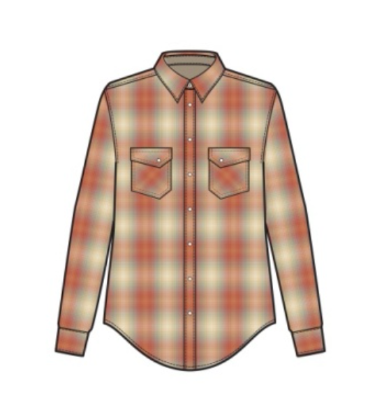 Pendleton Womens Plaid Gambler Shirt