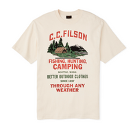 Filson Mens Short Sleeve Frontier Graphic T-Shirt - Birch Camping