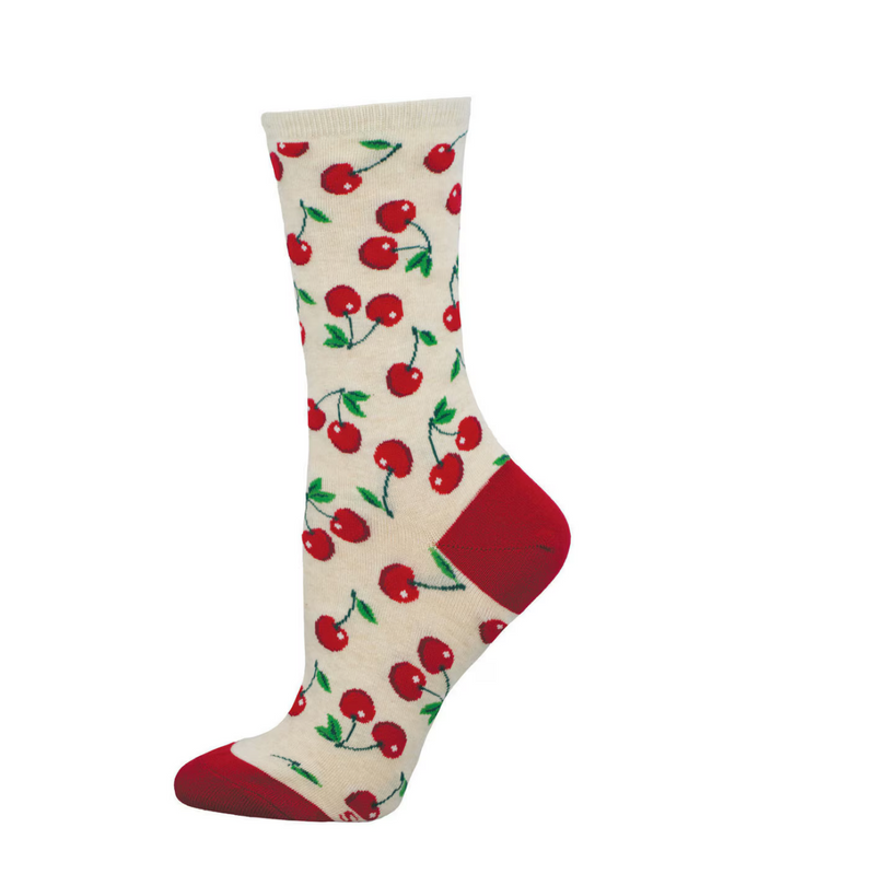 SockSmith Womens Cotton Absolutely Cherry Socks