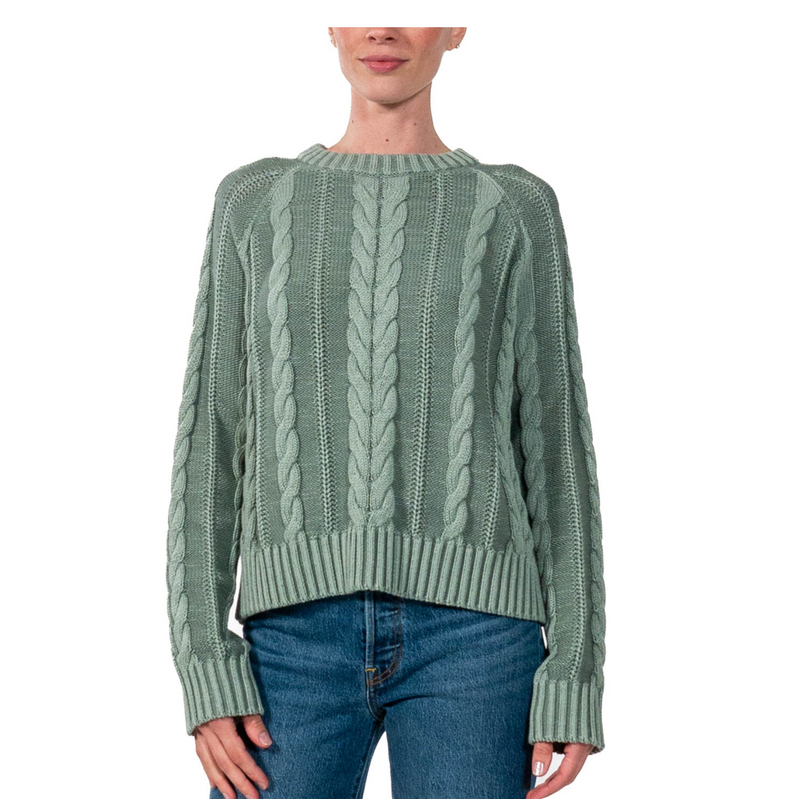 Pendleton Womens Cotton Cable Sweater