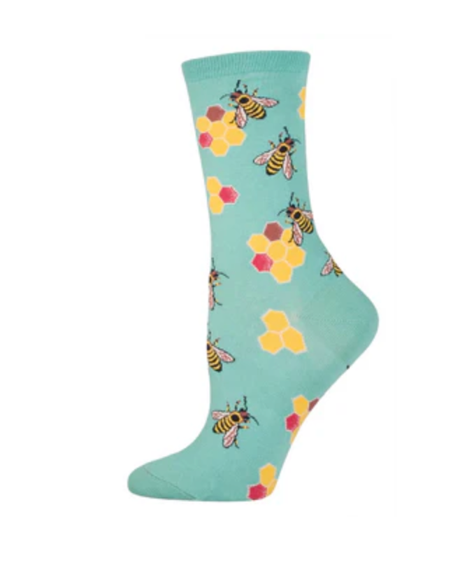 SockSmith Womens Cotton Busy Bees Socks