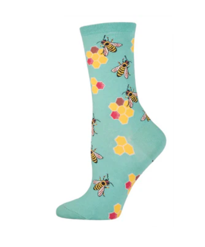 Socksmith Womens Cotton Busy Bees Socks