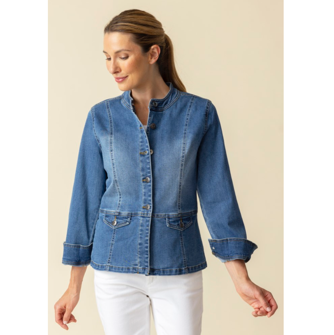 Habitat Womens Stretch Denim Moto Jacket