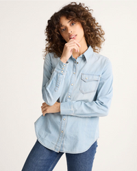 Pendleton Womens Denim Chambray Gambler Shirt - Bob's Outdoor