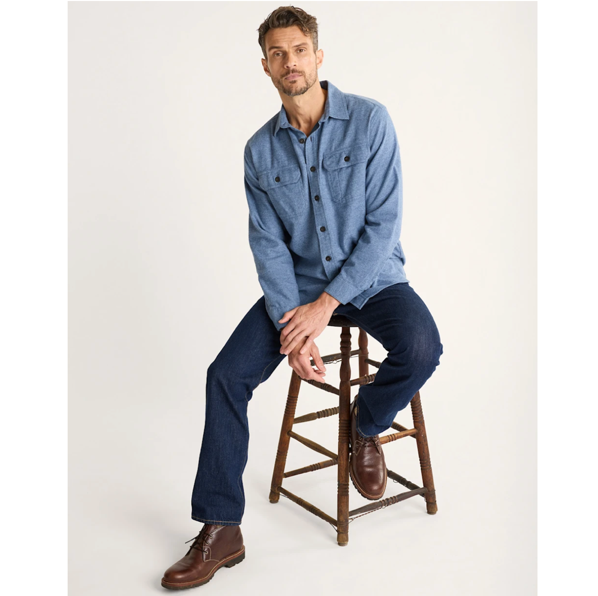 Pendleton Mens Burnside Double Brushed Flannel Shirt - Bob's Outdoor